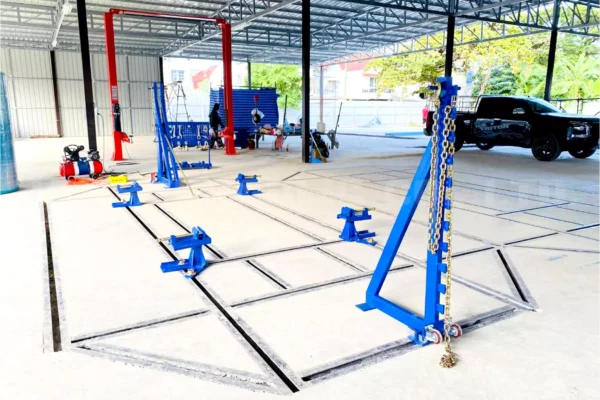 3.1 รีวิว-แท่นดึงตัวถังรถยนต์ แบบฝังพื้น รุ่น YD-718